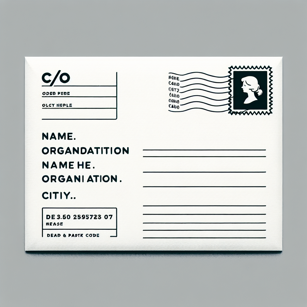 How To Write In Care Of On An Envelope | Vondy