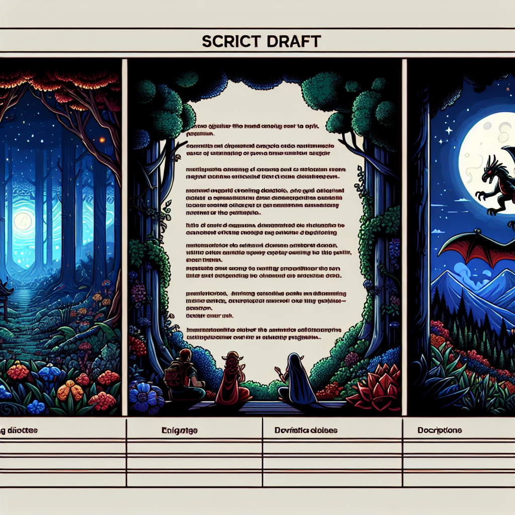 Best video game script generator vondy