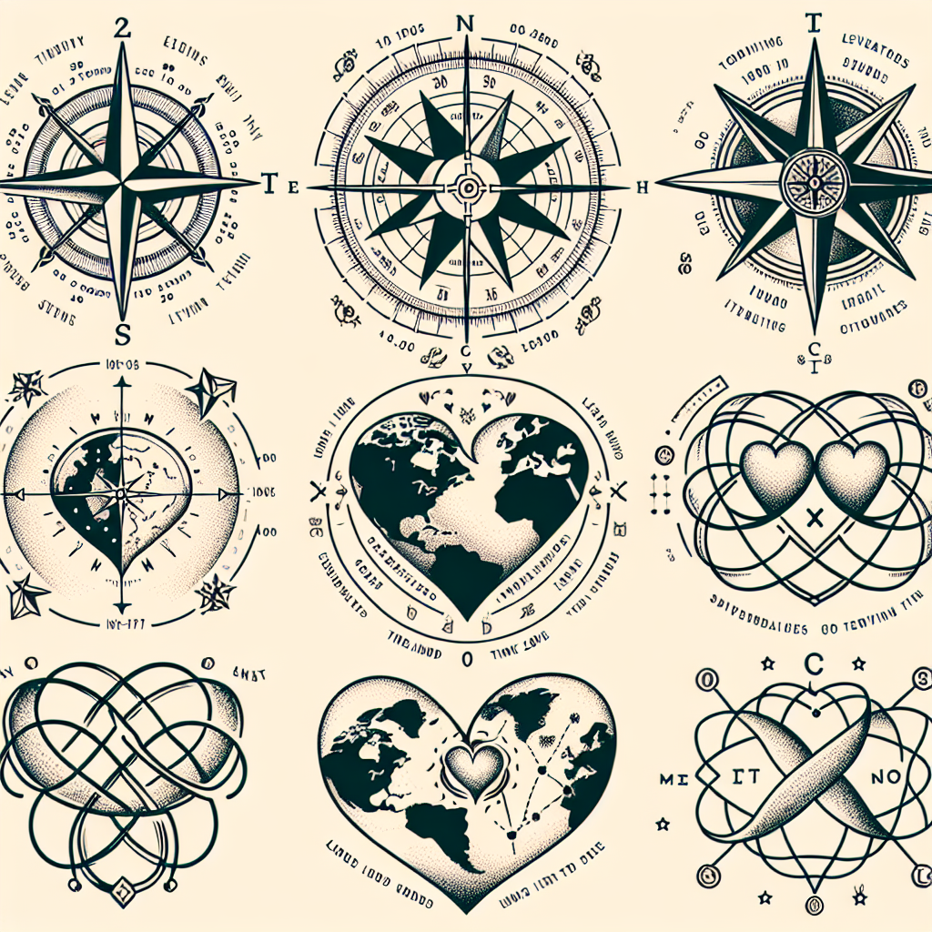 Long Distance Love: Tattoo Ideas for Couples