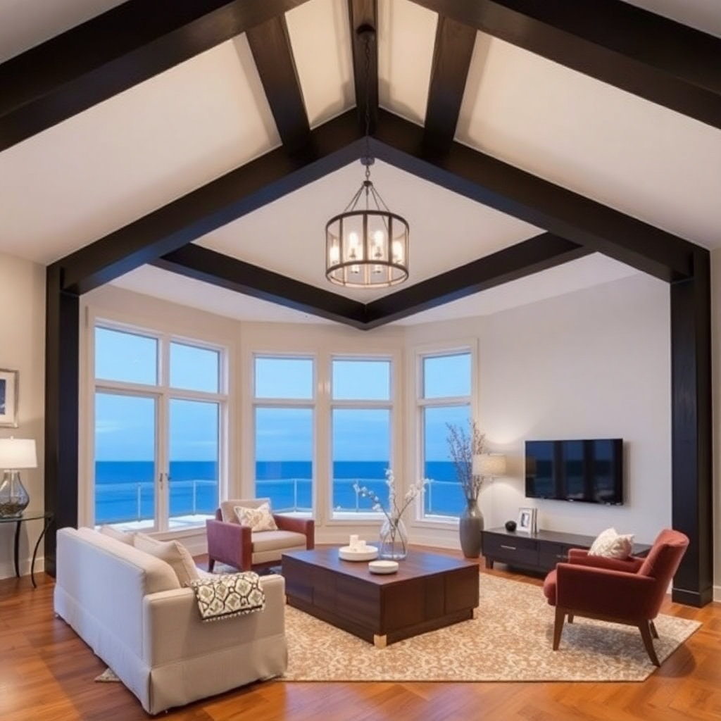 Best Black Ceiling Beams Design Ideas | Vondy