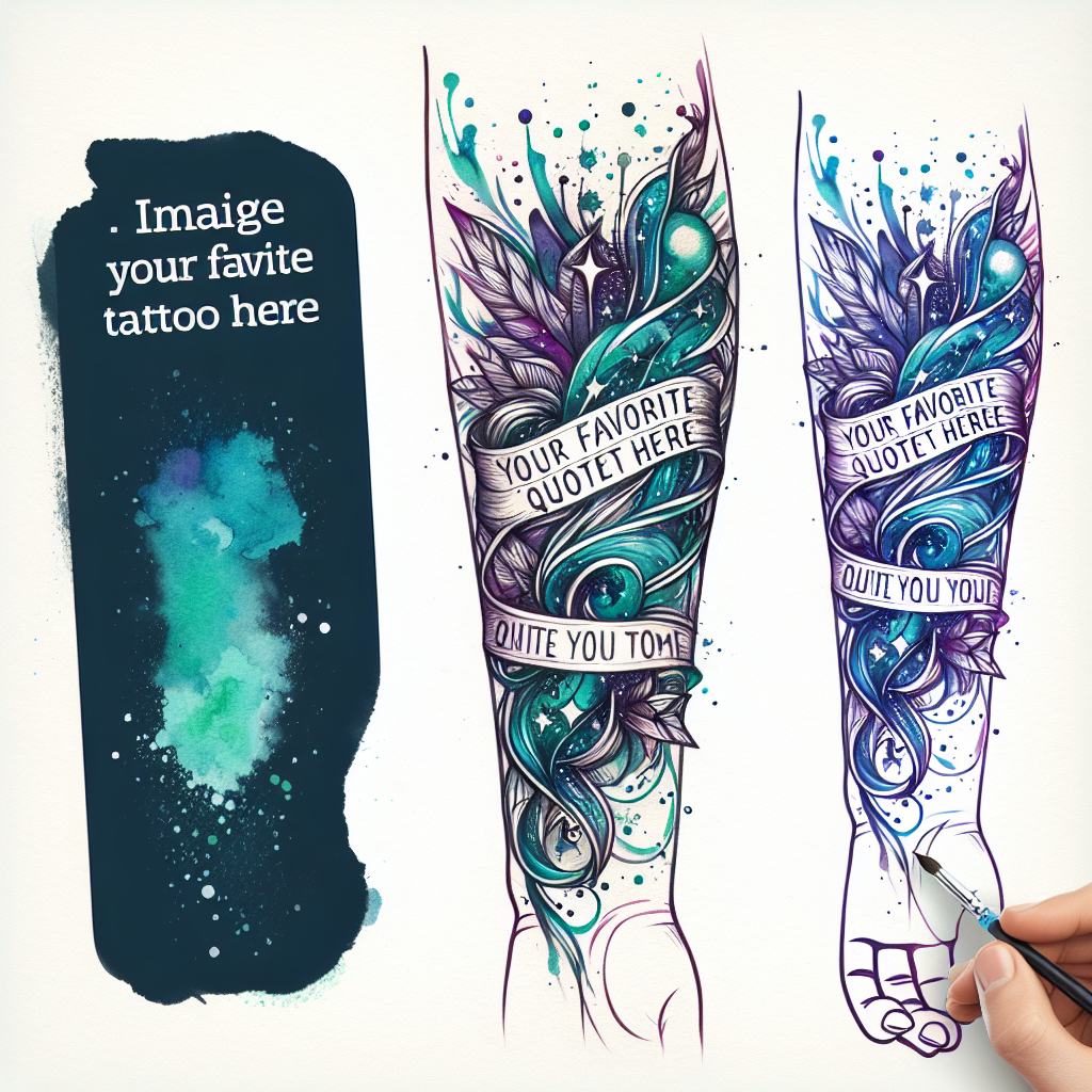 Best Watercolor Quote Tattoo Generator Vondy