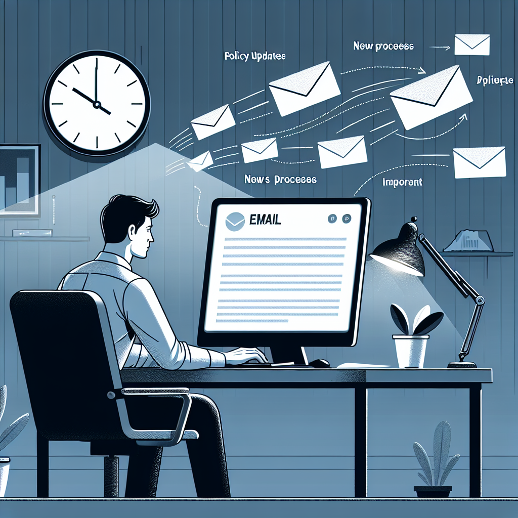 Best Policy Update Email Generator | Vondy